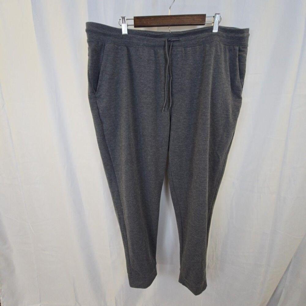 Athletic Works Pants Mens 2XL Gray DriWorks Sweatpants Jogger Elastic Waist